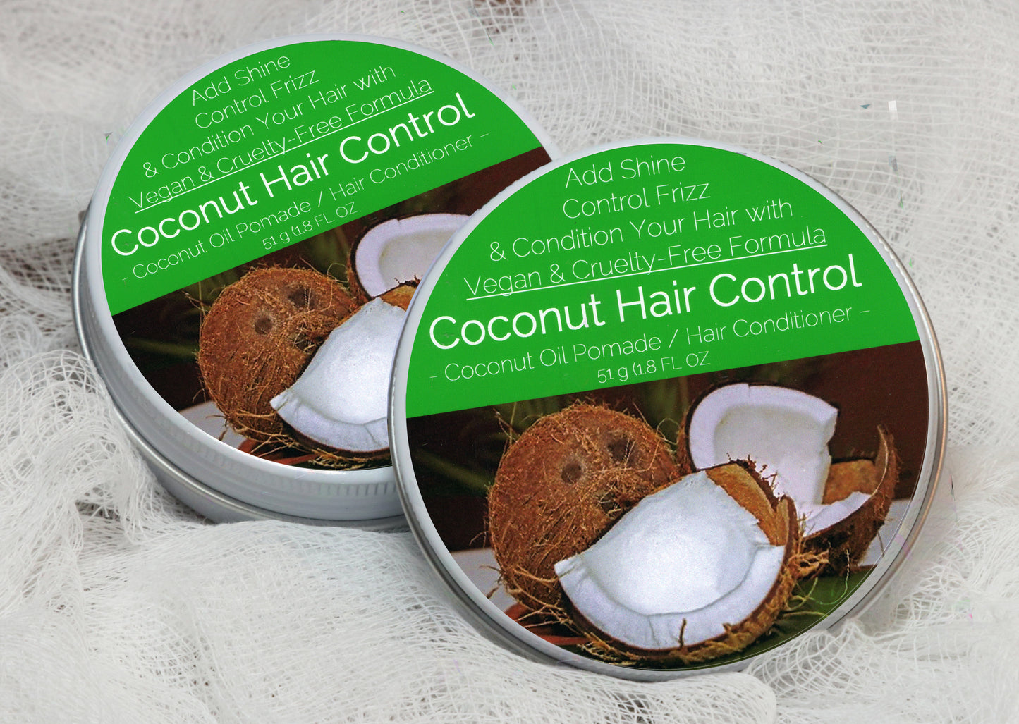Coconut Hair Control - Vegan & Cruelty-Free Formula