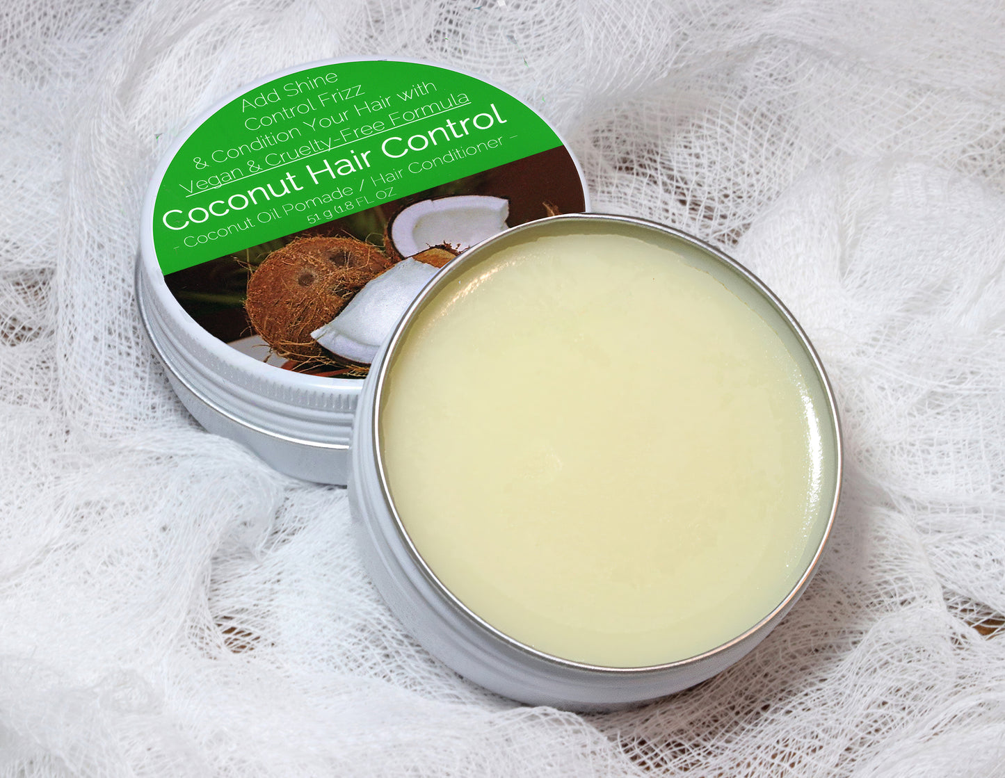 Coconut Hair Control - Vegan & Cruelty-Free Formula